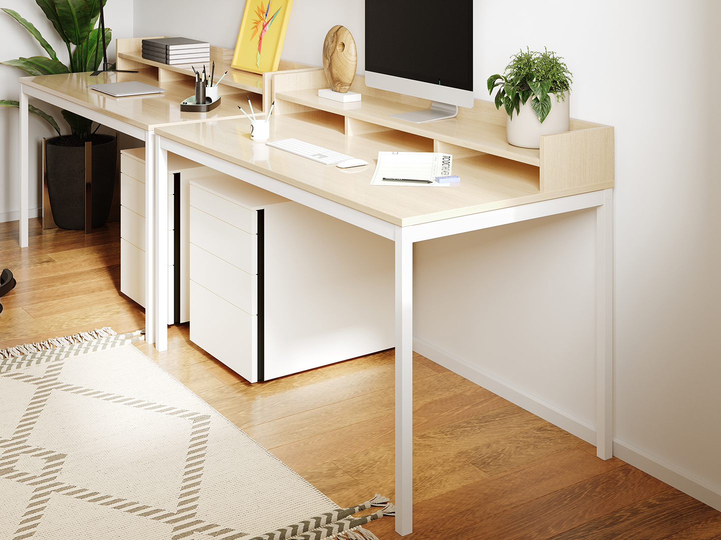 Hali Home Office - 2 Schreibtischlösung Hali Home Office - 2 Schreibtischlösung